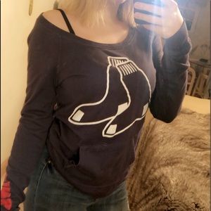 Boston Red Sox Pink long sleeve shirt